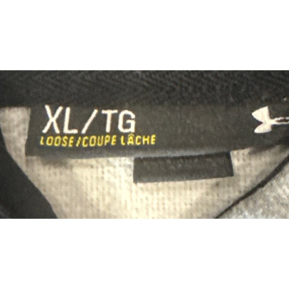 Under Armour Sweater Mens XL Grey Storm Fleece Pullover Loose Hoodie Sweatshirt - Picture 2 of 7